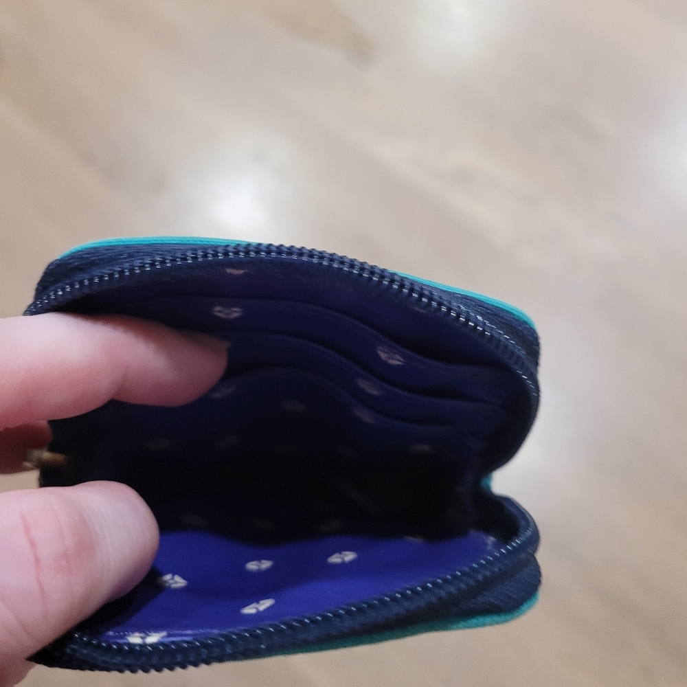 Fossil Wristlet Wallet Coated Canvas Credit Card … - image 3